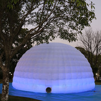 Dôme gonflable LED portable directement de l'usine, tente pour exposition, camping, fête, événements