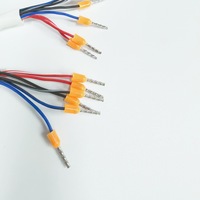 Cable Multifilar, Arnés de Cables con Terminales de Pin y Horquilla Aislados en Ambos Extremos, Cable de Señal Etiquetado para Controlador de Sensor Industrial