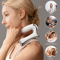 Masseur vibrant à micro-courant avec chaleur, outil de raclage corporel électrique, lifting musculaire, relaxation, soins personnels à domicile