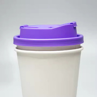 Gobelets en papier jetables à double paroi biodégradables personnalisables, revêtus de PE, pour boissons chaudes, tequila, boissons énergisantes, whisky (2,5-16 oz)