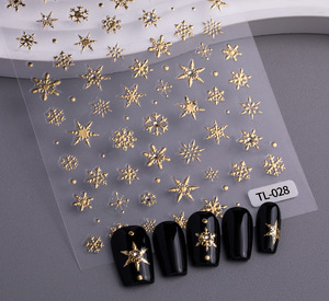 Cristal diamant bleu <span class=keywords><strong>flocon</strong></span> <span class=keywords><strong>de</strong></span> <span class=keywords><strong>neige</strong></span> Nail Art autocollant 5D Relief en trois dimensions bronzant argent <span class=keywords><strong>flocon</strong></span> <span class=keywords><strong>de</strong></span> <span class=keywords><strong>neige</strong></span> ongles autocollant bijoux - Product Image 5