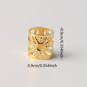 Accessoires de tressage DIY pour tresses, anneaux capillaires géométriques pour tresses, accessoires capillaires pour tresses 2026 - Product Image 4