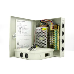 Fuente de alimentación cctv, 12v, 10a, 120w, 18 canales