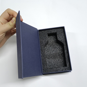 Perfume Box Custom Flap Rigid Cardboard Cosmetic Fragrance Perfume Gift Box Magnetic Enclose Perfume Box With Foam Insert