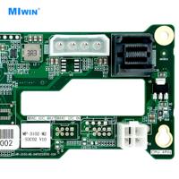Backplane Personalizzato a Prezzo Conveniente MIWIN 12 Gb SAS SATA, Backplane a Connessione Diretta 3.5 Pollici per GPU 1U 2 Bay, Backplane per Hard Drive