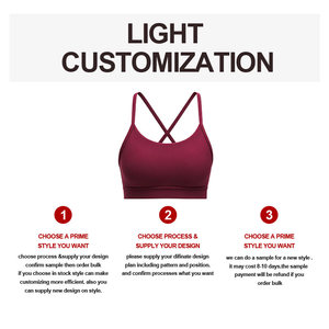 Ropa Deportiva de Alta Calidad para Gimnasio, Bra Deportivo Antiestático para Yoga, Bra Deportivo para Mujer con Espalda Cruzada y Relleno, Bra para Adultos con Tirantes - Product Image 4