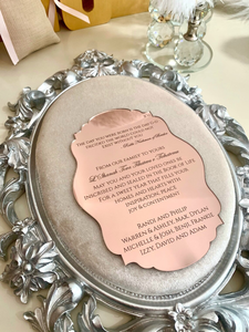 การ์ดเชิญงาน<span class=keywords><strong>แต่ง</strong></span><span class=keywords><strong>งาน</strong></span>กระจกอะคริลิคคู่แบบสั่งทำพร้อมชื่อวันที่ของที่ระลึกครบรอบสมัยใหม่ - Product Image 4