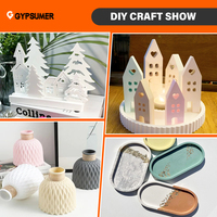 GYPSUMER GC05 Yeso para Manualidades, Extra Blanquez, Extra Dureza, Sin Burbujas, Sin Impurezas, para Modelado 3D