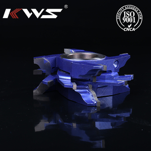 Pemotong Profil Papan Kayu KWS Custom untuk Mesin Penggiling Vertikal Spindle Moulder Shaper <span class=keywords><strong>Cutter</strong></span> Head Mesin Pertukangan Kayu - Product Image 4