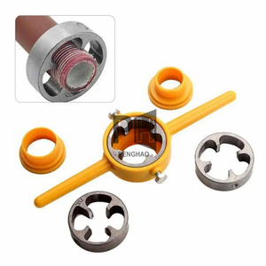 1 inch Hệ thống ống nước PVC Chủ Đề Công cụ sản xuất vít chết Bộ dụng cụ cầm tay PVC Ống threader NPT chủ đề tap chết thiết lập mạnh mẽ 1/2 3/4 - Product Image 6