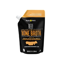 Pochette souple personnalisée avec bec verseur et poignée, sac alimentaire anti-fuite pour emballage de lessive liquide et de savon