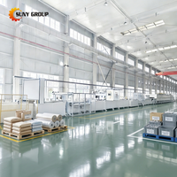 Usine de recyclage de panneaux solaires à grande échelle par pyrolyse, récupération de fibres de carbone et de verre, qualité commerciale CE, 50-60 pièces/h, 240KW SUNY