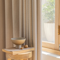 Cortinas opacas personalizadas dormitorio chenilla cortinas de ventanas simples modernas para la sala de estar
