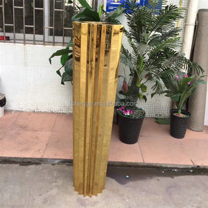 Vase de sol de décoration de maison de luxe <span class=keywords><strong>xxl</strong></span> grand vase en or/pots de fleurs à tête intérieure - Product Image 3