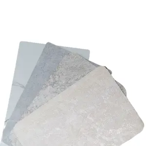 Geprägte PVC-Wand platte mit UV-Beschichtung UV-Marmorplatte Indoor Granite Stone Rock Pattern Board