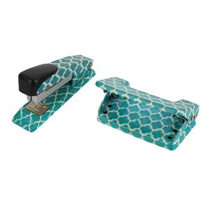 Portable petit bureau et école papeterie ensembles d'outils de reliure livre papier et livret <span class=keywords><strong>agrafeuse</strong></span> trou poinçon Machine - Product Image 1