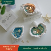 Luxuriöse Künstlerische Neuartige Gelee-Wachs Alien-förmige Ozean-Duftkerze Handgefertigte Muschel-Dekorative Duftkerze für Strand-Souvenir