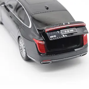 2020 neuesten heißen Verkauf 1:18 Legierung schwarz Hongqi H9 Luxus auto Simulation Sammlung chinesische Version von Spiel fahrzeugen