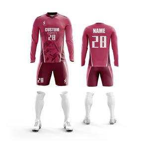 Camiseta de Fútbol Personalizada de Manga Larga 25/26, 100% Poliéster, Sublimación, Traje de Entrenamiento de Fútbol, <span class=keywords><strong>Ropa</strong></span> de Fútbol para <span class=keywords><strong>Portero</strong></span> - Product Image 3