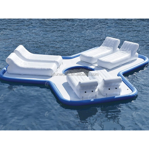 Vente flash : île flottante <span class=keywords><strong>gonflable</strong></span> <span class=keywords><strong>6</strong></span> <span class=keywords><strong>places</strong></span>, design personnalisé, matériau Drop Stitch, portable - Product Image 2