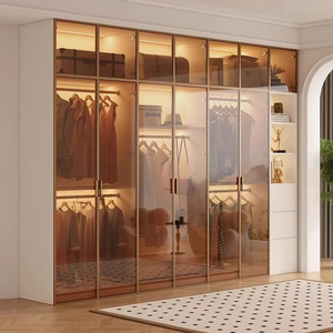 Meubles sur mesure pour toute la maison, fabriqués directement en usine Japandi, armoire intégrée en MDF, dressing intelligent avec rangement intelligent - Product Image 3
