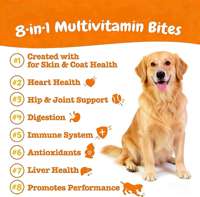 Suplemen Vitamin Anjing untuk Rutinitas Kesehatan Hewan Peliharaan yang Laris Manis, Perawatan Hewan Peliharaan Harian, Multivitamin Kunyah 8in1 untuk Anjing