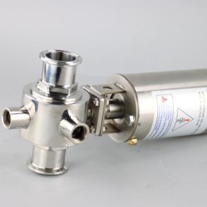 Válvula de Bola Sanitaria de 1.5 Pulgadas de Acero Inoxidable 304 316L con Actuador Neumático, Aislamiento Recto y Abrazadera Tri-Clamp - Product Image 6