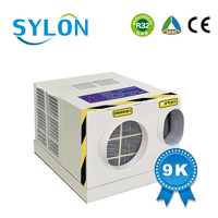 Climatiseur d'ascenseur à double conduit de 9000 BTU à économie d'énergie avec purification d'air, filtre lavable et système de contrôle climatique pour cabine