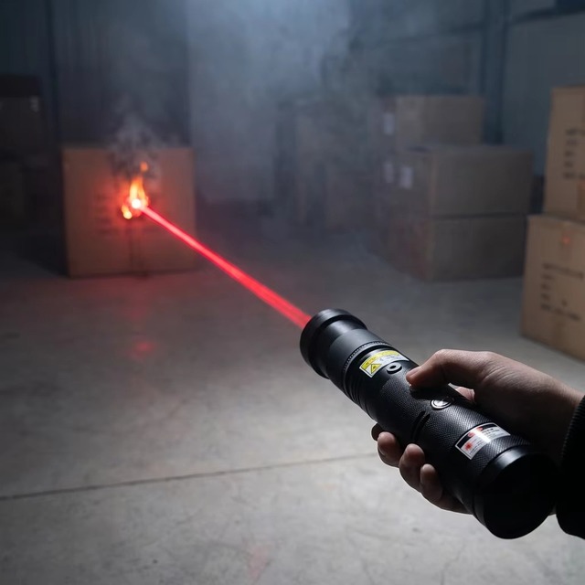 120W Professional Burning Laser Pointer 20m Beam Red Dot Aiming for Astronomy