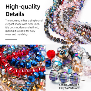 Bán buôn New hình dạng Phụ kiện làm DIY Túi OEM/ODM Glass pha lê hạt - Product Image 5