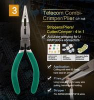 Pro'skit PK-4013 Boîtier de terminaison fibre optique professionnel FTTH, kit d'installation réseau avec connecteur RJ45 MT-7031 CP-376kx