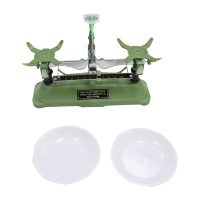 Balance de laboratoire à plateau double, précision mécanique, 500g, pour l'enseignement et l'analyse