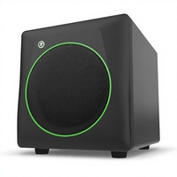 Runningman Mackie CR8SBT 8 Subwoofer amplifié 1-haut-parleur avec télécommande de bureau pour TRS RCA et commandes de polarité de crossover