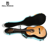 Grosir kustom fluorit misi gitar tas kasus serat kaca asli kasus keras untuk Bass listrik & gitar klasik