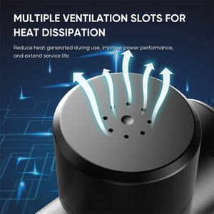 เครื่องนวดกล้ามเนื้อด้วยไฟฟ้าขนาดเล็กแบบไร้แปรงถ่านสำหรับนวดกล้ามเนื้อมีเนื้อเยื่อส่วนลึกสำหรับสุขภาพในบ้าน - Product Image 4