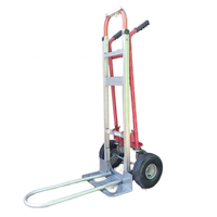 Chariot à plate-forme pliable multifonctionnel en aluminium 3 en 1 Capacité de charge de 300kg Chariot OEM pour le stockage des achats