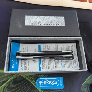 มีดพับ 4170 AXIS สแตนเลสสตีล ใบมีดหยักแบบ Drop Point ด้ามอลูมิเนียม มีดพกเกรดอุตสาหกรรม ความหนา 0.6 มม. - Product Image 3