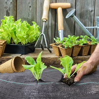 Vente en gros de tapis en tissu pour le contrôle des mauvaises herbes UV en polypropylène tapis de protection des plantes tapis anti-mauvaises herbes en plastique film de paillis