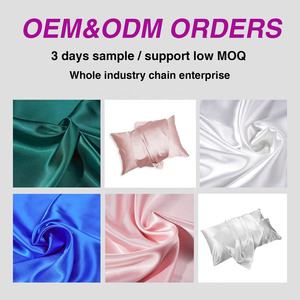 Gut verkaufter Kissen bezug aus <span class=keywords><strong>Satin</strong></span>-Seide mit individuellem Umschlag verschluss Beliebtes Design - Product Image 5