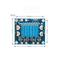 Module d'amplificateur audio numérique de classe D XH-A232 TPA3110, amplificateur de puissance, carte de mixage audio professionnelle 30W+30W, haut-parleur MP3 double canal