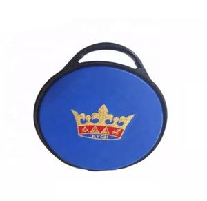 Freemason Masonic Apron Leather Hard <b>Briefcase</b> / Masonic Hat Cap Crown case Blue - Product Image 4