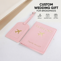 Portefeuille en céramique pour passeport et organiseur de documents avec étiquette de bagage pour la vente au détail, les articles promotionnels et les programmes cadeaux