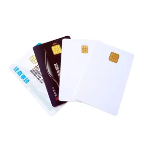 Tarjeta inteligente RFID de contacto, tarjeta ic de pvc, en blanco, gran oferta