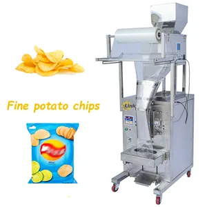 Factory price nitrogen potato chip plastic bag packaging machine for food multifunction packaging machines