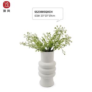 कस्टम लोगो रचनात्मक आधुनिक सादा रंग असामान्य आकार इनडोर सजावट पोर्सिलाइन अद्वितीय vases - Product Image 5