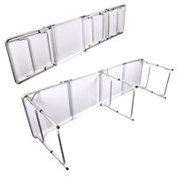 Table de jeu de beer pong pliable en aluminium portable de 8 pieds de long, design moderne pour une utilisation en extérieur dans les écoles et les meubles de maison