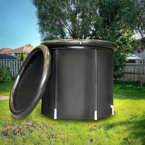 Inflatable Ice Bath Tub 80x75 Cm Foldable For Adults Recovery Soaking Home Use PVC Material - Product Image 2