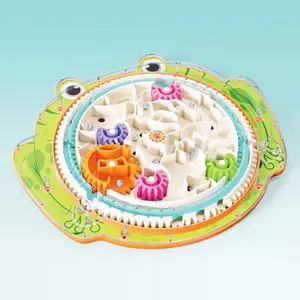 Divertente rompicapo giocattolo giocattolo per ingranaggi del labirinto di perline di bilanciamento maze palla ingranaggio maze board 3D puzzle giocattolo per bambini