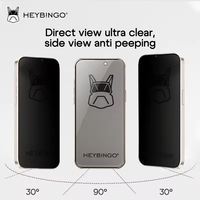 Protecteur d'écran de téléphone portable en verre trempé Anti-peeping pour iPhone 16 17 Pro Max 15 14 13 Pro Protecteur de téléphone à écran de confidentialité