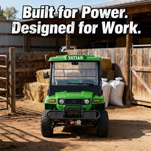 Vehículo Utilitario Eléctrico <span class=keywords><strong>Mini</strong></span> <span class=keywords><strong>Jeep</strong></span> UTV 4x4 para Granja, de Largo Alcance, Nueva Energía, para Trabajos en el Jardín - Product Image 1